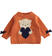 Maglia in tricot per bimba minibanda			RUST-1144