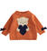 Maglia in tricot per bimba minibanda RUST-1144