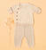 Completo neonati in tricot minibanda BEIGE-0434