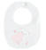 Bavaglio neonata di colore bianco in cotone stretch minibanda BIANCO-0113