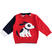 Maglione tricot girocollo 100% cotone per neonato minibanda ROSSO-2256