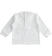 T-shirt girocollo a manica lunga 100% cotone per neonato minibanda BIANCO-0113_back