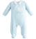 Tutina neonato in cotone stretch con colletto a contrasto minibanda SKY-5818