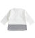 Maglietta a manica lunga neonata in cotone con cuore glitter minibanda BIANCO-0113 back