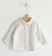 Camicia neonato in twill 100% cotone con stampa microcravatteria minibanda			PANNA-GRIGIO-6LE4