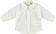 Camicia bianca di cotone minibanda PANNA-0112