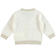 Cardigan in tricot 100% cotone con scollo a v minibanda PANNA-0112_back
