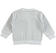 Cardigan in tricot 100% cotone con scollo a v minibanda GRIGIO-0571_back