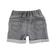 Pantalone corto in felpa denim stretch minibanda NERO-7991_back