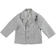 Elegante giacca neonato con fantasia puntini minibanda GRIGIO-0518