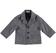 Elegante giacca neonato con fantasia puntini minibanda NAVY-3854