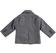 Elegante giacca neonato con fantasia puntini minibanda NAVY-3854_back