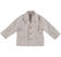 Elegante giacca neonato 100% lino minibanda BEIGE-0436