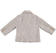 Elegante giacca neonato 100% lino minibanda BEIGE-0436_back