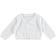 Cardigan neonata in tricot 100% cotone minibanda BIANCO-0113