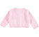 Cardigan neonata in tricot 100% cotone minibanda LIGHT PINK-5819_back