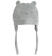 Grazioso cappellino modello cuffia con paraorecchie per neonato ido			GRIGIO MELANGE-8992