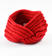 Fascia per capelli in tricot a costa inglese ido			ROSSO-2253