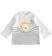Maglietta girocollo in interlock 100% cotone per neonato ido PANNA-0112