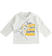 Graziosa maglietta girocollo 100% cotone per neonato ido PANNA-GIALLO-8221