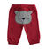 Pantalone in felpa con orsacchiotto per neonato ido ROSSO-2536_back