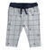 Pantalone in felpa stretch garzata per neonato ido GRIGIO-BLU-6NH8