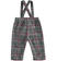 Pantalone per neonato con bretelle ido GRIGIO MELANGE-8970_back