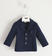 Elegante blazer neonato in morbido tessuto di maglia ido NAVY-3885