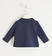Elegante felpa aperta modello giacca per neonata ido NAVY-ECRU'-6NG5 back