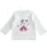Maglietta girocollo per neonata con tenero orsetto ido PANNA-0112