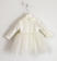 Elegante abito per neonata in punto milano con tulle ido PANNA-0112 back