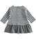 Morbido e caldo abito effetto tricot per neonata ido GRIGIO MELANGE-8993_back