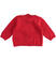 Maglia in tricot invernale con cuore per neonata ido ROSSO-2253_back