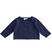 Cardigan in tricot stretch con cuori di strass ido NAVY-3854