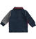 Polo in jersey pesante 100% cotone con ricamo punto spugna ido NAVY-3885_back