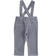 Pantalone in maglia jacquard con bretelle ido NAVY-3885 back
