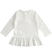 Maxi maglietta bambina manica lunga 100% cotone con strass e glitter ido PANNA-0112_back