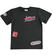T-shirt girocollo bambino a manica corta 100% cotone ido			NERO-0658