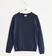 Versatile maglia in tricot misto cotone ido			NAVY-3885