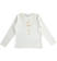 T-shirt bambina a manica lunga in interlock 100% cotone ido PANNA-0112