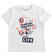T-shirt 100% cotone con stampa ido			BIANCO-0113