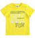 T-shirt 100% cotone con stampa ido			GIALLO-1444
