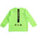 Girocollo con taschino e stampa "Neon street" ido GREEN FLUO-5822_back