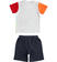 Completo t-shirt e pantalone corto Bing e Pando per bambino ido BIANCO-0113_back