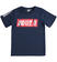 T-shirt 100% cotone con stampa Be@tZone ido NAVY-3854