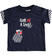 T-shirt 100% cotone con taschino a quadretti ido NAVY-3854