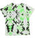 T-shirt 100% cotone con stampa effetto spray ido BIANCO-NERO-6QH2 back