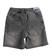 Pantalone corto in denim maglia di cotone con coulisse colorata ido NERO-7991_back