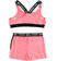 Completo top e short "Special Olympics" ido PINK FLUO-5828 back