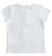 Raffinata t-shirt in jersey stretch con applicazione di tulle ido BIANCO-0113 back